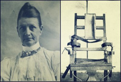 Η πρώτη γυναίκα που εκτελέστηκε στην ηλεκτρική καρέκλα. Στραγγάλισε τη θετή της κόρη και χτύπησε με τσεκούρι τον άνδρα της