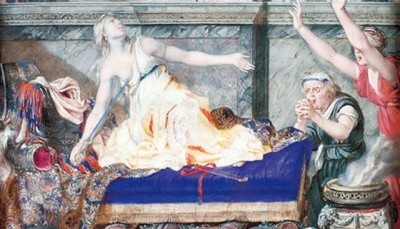 Η μυθική πριγκίπισσα Διδώ που έδωσε τέλος στη ζωή της γιατί προδόθηκε ο έρωτάς της. Η ιστορία της ενέπνευσε ποιητές και συγγραφείς