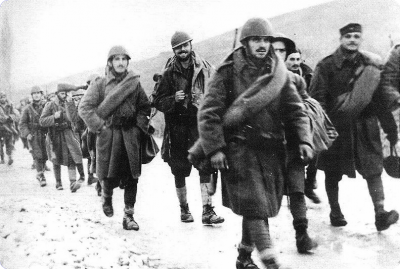 Ελληνες στρατιώτες το 1940. Η εκπαίδευσή τους συνετέλεσε τα μέγιστα στην νίκη κατά των Ιταλών.