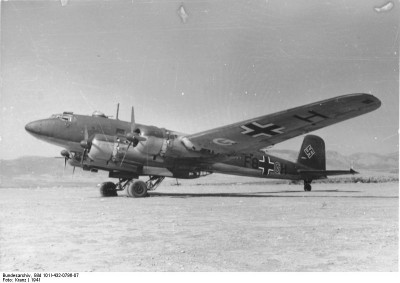 Αεροσκάφος Fw200 Condor. Παρόμοιο με αυτό στο οποίο οι συνωμότες αξιωματικοί τοποθέτησαν τη βόμβα.