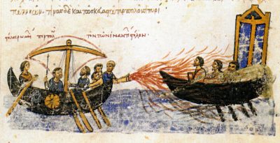 Υγρό πυρ. Το μυστικό όπλο των Βυζαντινών που χρησιμοποίησε ο Λέων Γ’ ο Ίσαυρος και κατατρόπωσε τους Άραβες που πολιορκούσαν την Κωνσταντινούπολη