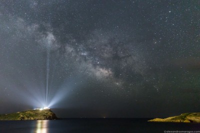 Ο Γαλαξίας πάνω από το Ναό του Ποσειδώνα στο Σούνιο. Η φωτογραφία της ημέρας στη NASA