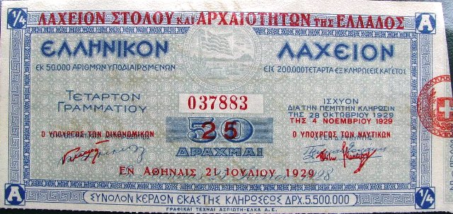 Ξέρετε ότι χάρη στα λαχεία ανασκάφτηκαν το θέατρο του Διόνυσου και η στοά του Αττάλου; Η ιστορία των ελληνικών λαχείων που μοίραζαν στον πρώτο τυχερό μια πολυκατοικία!