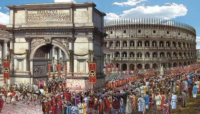 Ταπεινωμένοι βασιλιάδες, χρυσά αγάλματα, άπειρα μαργαριτάρια, 700 πλοία, βουνά από πολύτιμους λίθους. Μια από τις μεγαλύτερες πορείες θριάμβου που έγιναν στη Ρώμη και κράτησε 2 μέρες!