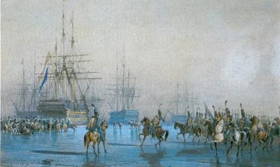 Όταν το γαλλικό ιππικό έκανε έφοδο στην θάλασσα και αιχμαλώτισε την αρμάδα του ολλανδικού ναυτικού. Μια ασυνήθιστη πολεμική αναμέτρηση που διαδραματίστηκε επάνω στον πάγο
