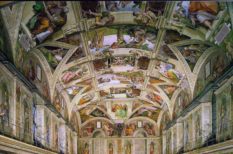 Πώς ο Μιχαήλ Άγγελος ζωγράφισε 300 μορφές στην οροφή της Καπέλα Σιξτίνα. Δεν ήταν ξαπλωμένος, αλλά όρθιος με τα χέρια ψηλά