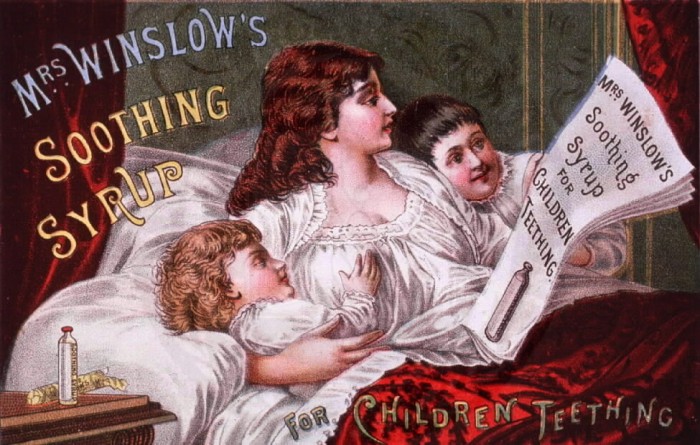 mrs-winslows-soothing-syrup-included-morphine-700x445