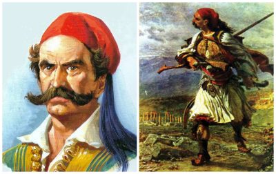 “Καπετάν Ανδρίτσος”. Ο πατέρας του Οδυσσέα Ανδρούτσου έγινε κλέφτης όταν σκότωσε τούρκο μπέη. Τον στραγγάλισαν οι Τούρκοι και τον πέταξαν στο Βόσπορο