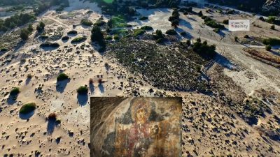 Το μυστήριο με την εικόνα της Παναγίας της Τσαμπίκας. Η παράδοση αναφέρει ότι βρέθηκε με ανεξήγητο τρόπο τρεις φορές από την Κύπρο στη Ρόδο. Εντυπωσιακή πτήση με drone πάνω από την παραλία