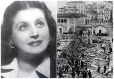 Οι γονείς της Ρένας Βλαχοπούλου σκοτώθηκαν από βομβαρδισμούς των Ιταλών στην Κέρκυρα. Η 17χρονη Ρένα σώθηκε επειδή είχε παντρευτεί και ζούσε στην Αθήνα