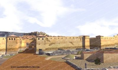 Έτσι ήταν τα “Θεμιστόκλεια Τείχη” της Αθήνας. Είχαν ύψος 8 μέτρα, μήκος 6,5 χιλιόμετρα και διέθεταν 13 μεγάλες πύλες. Ποιος τα κατέστρεψε