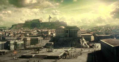 Σε ποια περιοχή της Ελλάδας δημιουργήθηκε η πρώτη πόλη στον κόσμο, σύμφωνα με τον Παυσανία; Η μεγαλύτερη πάντως ήταν η Ρώμη, με πολυκατοικίες που είχαν 20 μέτρα όριο ύψους