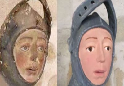 Συντηρητής κατέστρεψε θρησκευτικό άγαλμα ηλικίας πέντε αιώνων! Έκανε τον Άη Γιώργη να μοιάζει με τον Τεντέν