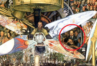 Οι Ροκφέλερ ανέθεσαν στον Ντιέγκο Ριβέρα να ζωγραφίσει μία τεράστια τοιχογραφία στη Νέα Υόρκη. Εκείνος, όμως, ζωγράφισε το πορτραίτο του Λένιν στην καρδιά του καπιταλισμού. Το έργο καταστράφηκε