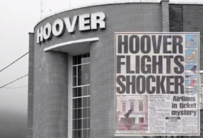 Η ολέθρια διαφημιστική καμπάνια της Hoover που την έφερε στα πρόθυρα της χρεοκοπίας. Έδιναν δωρεάν αεροπορικά εισιτήρια με την αγορά κάθε σκούπας