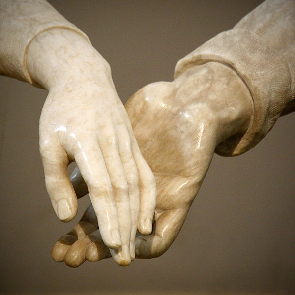 hands, tombs