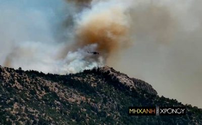 Δείτε το νέο μέτωπο στα ορεινά της Πάρνηθας που απειλεί Βαρυμπόμπη και Κρυονέρι- 55 φωτιές σε εξέλιξη (βίντεο)