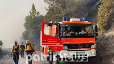 Χωρίς ενεργά μέτωπα η Γορτυνία. Σε έκτακτη ανάγκη πέντε περιοχές της Πελοποννήσου