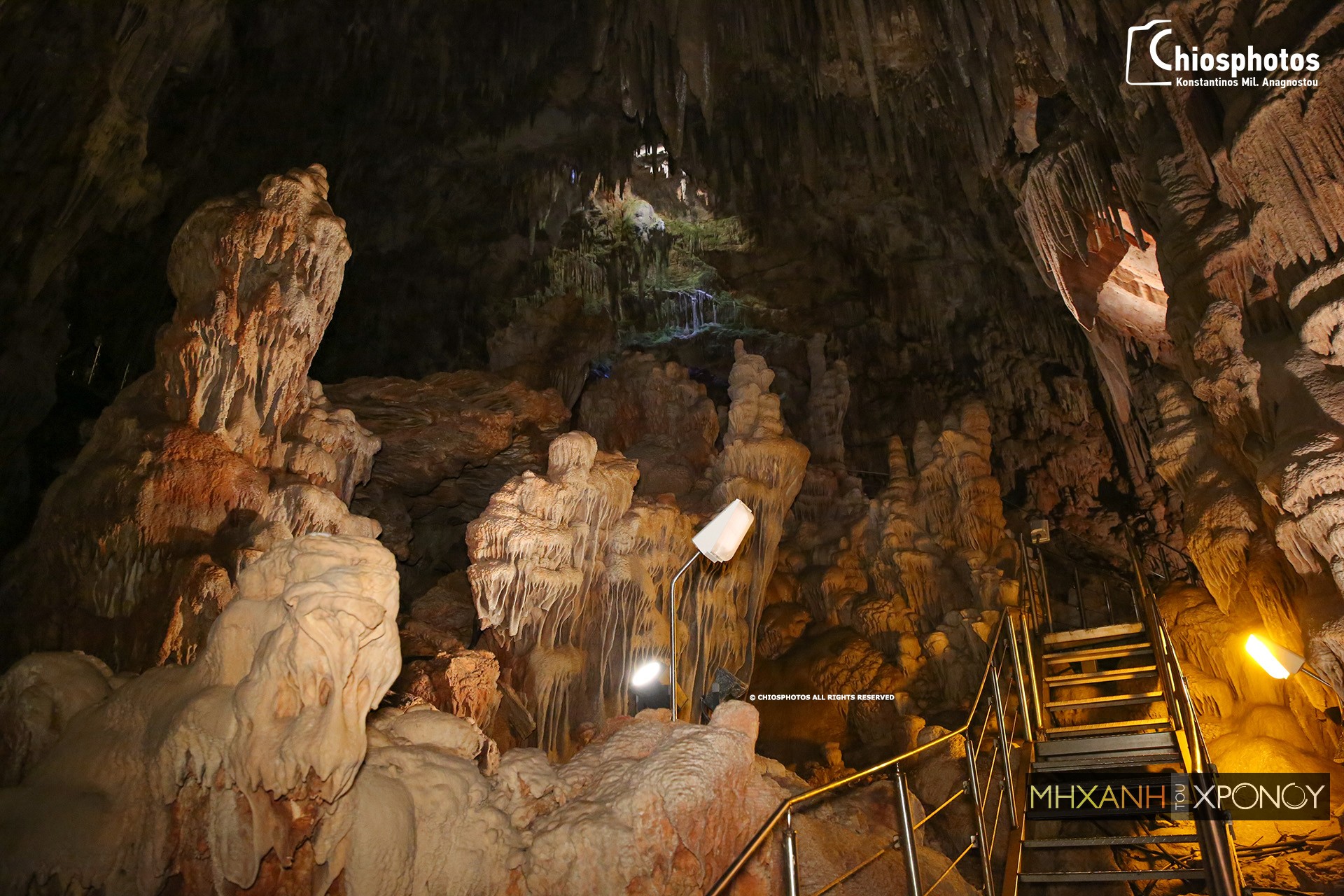 Το σπήλαιο όπου εμφανίζεται το φαινόμενο της «κολώνας φωτός». Πως αποκαλύφθηκε στην Χίο μετά από εκατ. χρόνια σιωπής