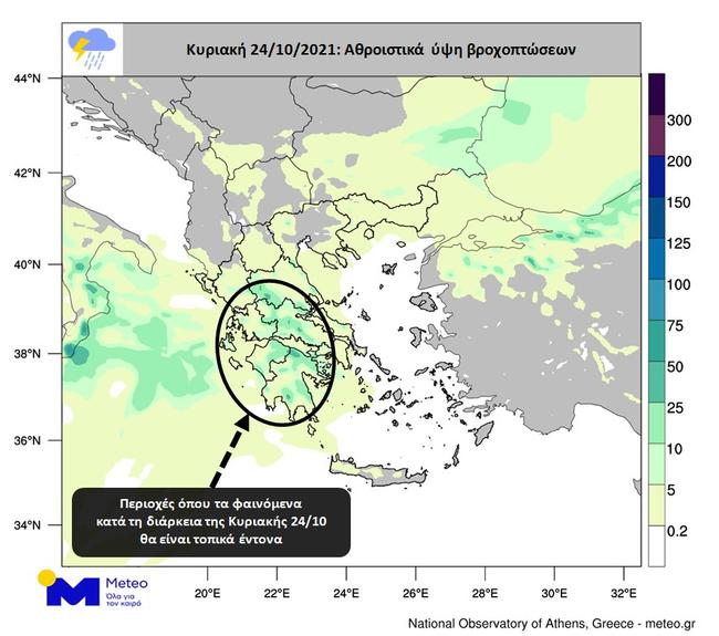 Καιρός, βροχές, θερμοκρασία