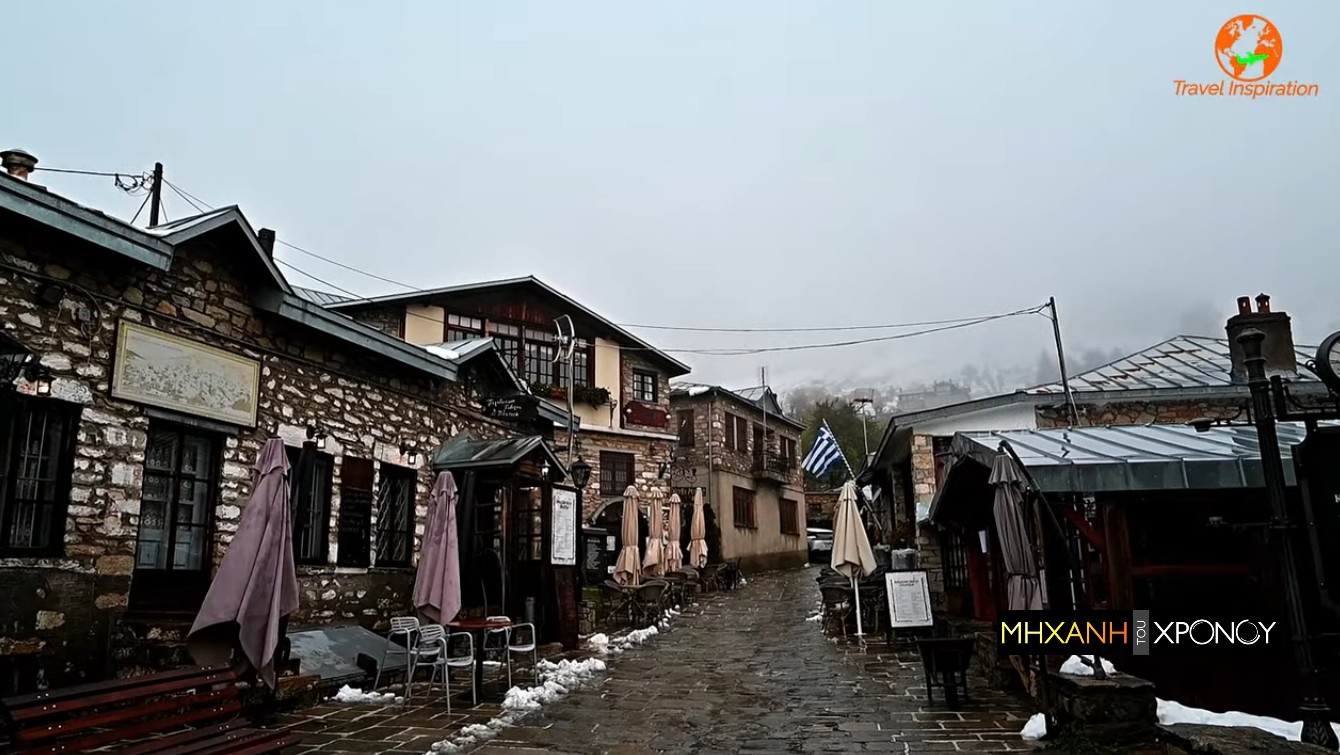 Νυμφαίο, χωριό, χιόνι, διατηρητέος οικισμός
