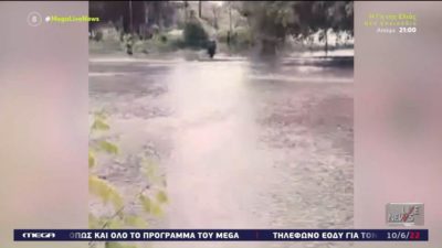Πλημμύρες, διακοπές ρεύματος και άλλα προβλήματα από την κακοκαιρία στις περιοχές Λάρισα, Ξάνθη και Αμφιλοχία
