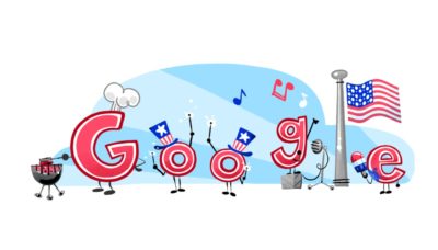 Η Google γιορτάζει την Ημέρα Ανεξαρτησίας των ΗΠΑ με ένα doodle που «κάνει» μπάρμπεκιου