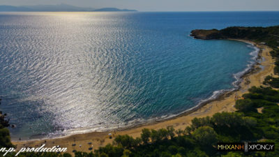 Μαρίκες. Η παραλία που πήρε το όνομά της από μία Αυστριακή παραθερίστρια. Θα γίνει η πρώτη smoke free παραλία της Αττικής (drone)