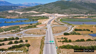 Αυτός είναι ο νέος δρόμος που μειώνει το χρόνο οδήγησης προς τα νησιά του Ιονίου και την Πρέβεζα. Δείτε από ψηλά