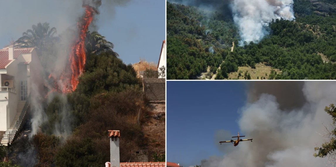 Συνεχίζεται ο “πύρινος εφιάλτης” σε Λέσβο, Έβρο και Μεσσηνία. Στα ύψη ο υδράργυρος για δεύτερη μέρα. Αναλυτική πρόγνωση