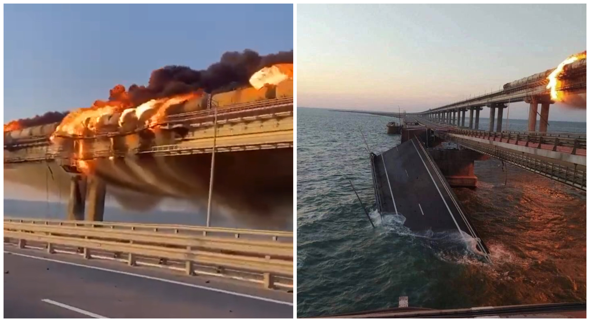 Τρεις νεκροί από την έκρηξη στη γέφυρα της Κριμαίας