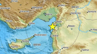 Νέα σεισμική δόνηση 6,3 Ρίχτερ στα σύνορα Τουρκίας-Συρίας