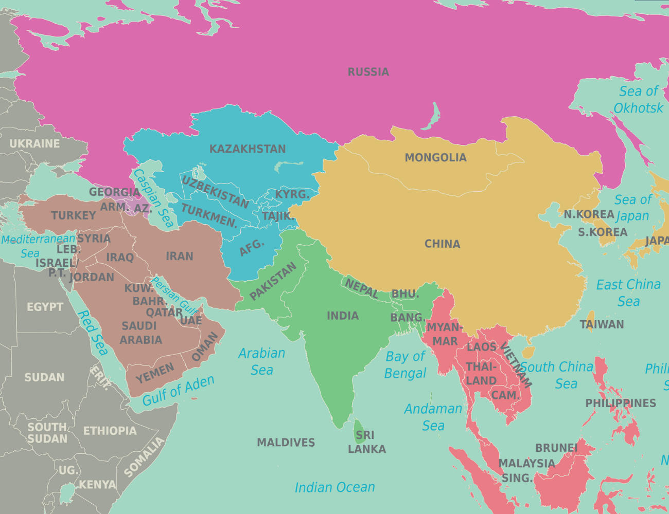 Γεωγραφικό κουίζ. Γνωρίζετε τις πρωτεύουσες 10 χωρών της Ασίας;