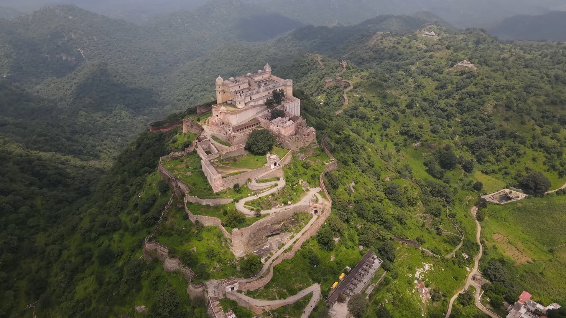 kumbhalgarh_fort_drone