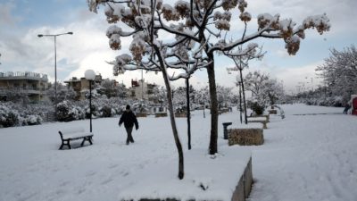 Η έκταση της χιονοκάλυψης τις τελευταίες εβδομάδες στην Ελλάδα (Χάρτης)