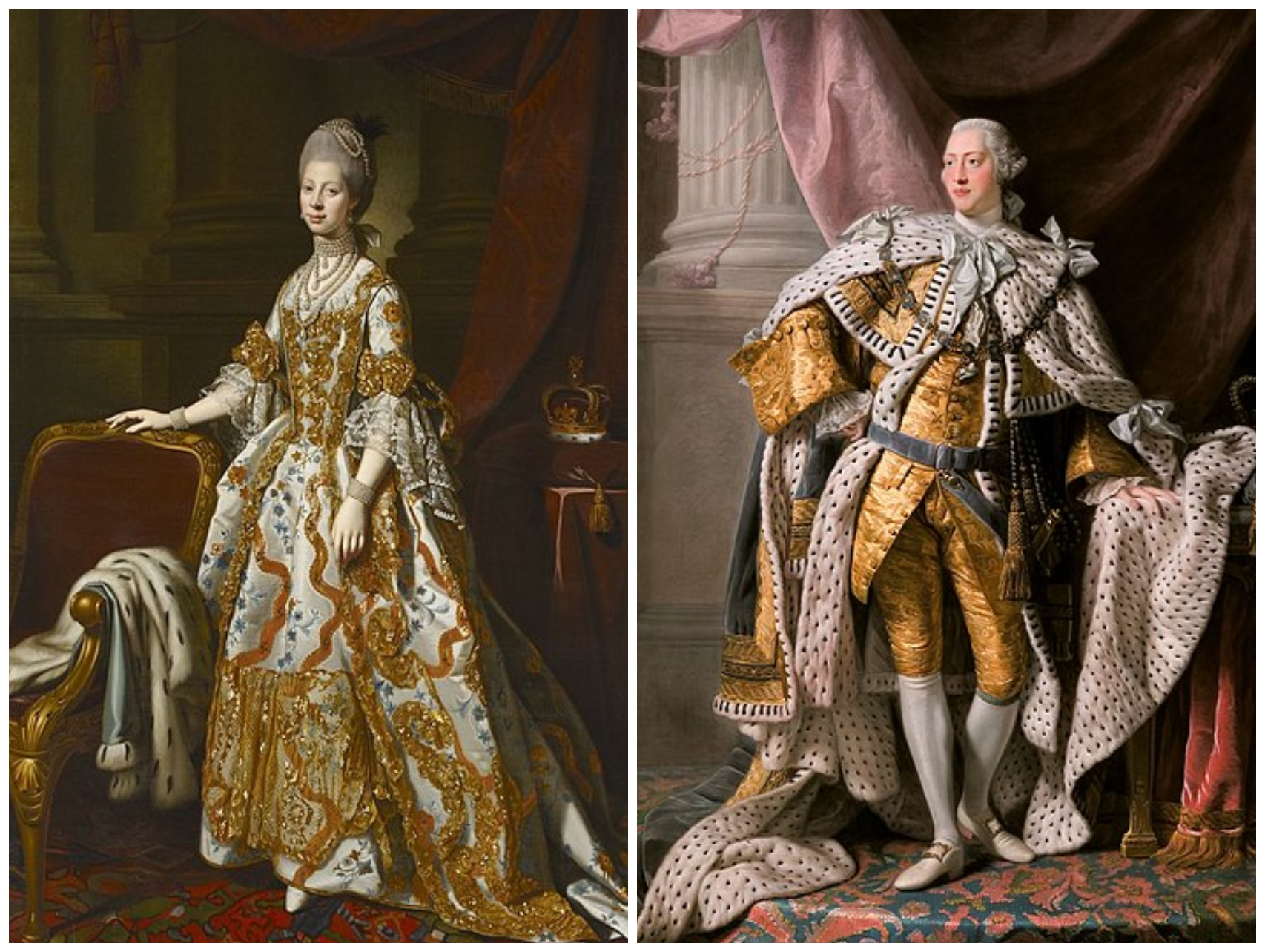 king_george_iii_queen_charlotte_collage