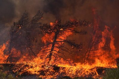 Σε κατάσταση έκτακτης ανάγκης η Ρόδος. Δύο πύρινα μέτωπα στην Κέρκυρα