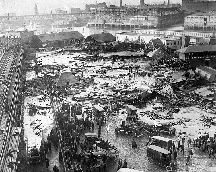 “Τσουνάμι” από μελάσα. Πώς εξερράγη η δεξαμενή “ωρολογιακή βόμβα” που έπνιξε τη Βοστώνη το 1919.  Οι αγωγές για τα θύματα
