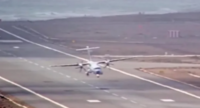 Βίντεο με την ανεξέλεγκτη προσγείωση αεροσκάφους στα Κανάρια Νησιά