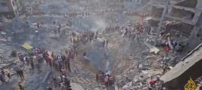 Το Ισραήλ βομβαρδίζει ανελέητα θέσεις της Χαμάς. Δεκάδες νεκροί από την επίθεση στην Τζαμπαλίγια (βίντεο)