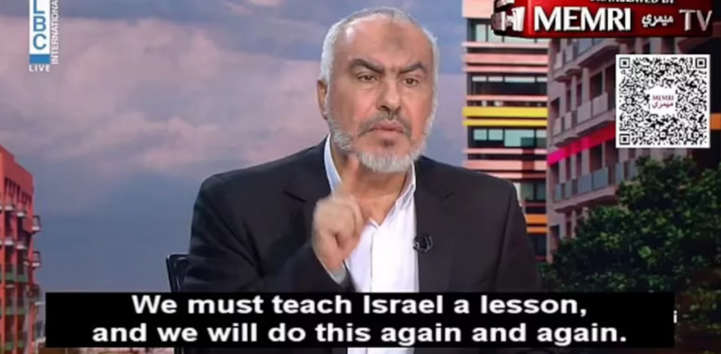Εκπρόσωπος της Χαμάς απειλεί με εξόντωση το Ισραήλ και με νέες επιθέσεις όπως της 7ης Οκτωβρίου (βίντεο)