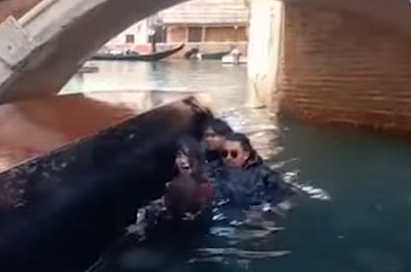 Γόνδολα στη Βενετία ανετράπη γιατί τουρίστες αρνήθηκαν να καθίσουν και να σταματήσουν να βγάζουν selfies (Βίντεο)