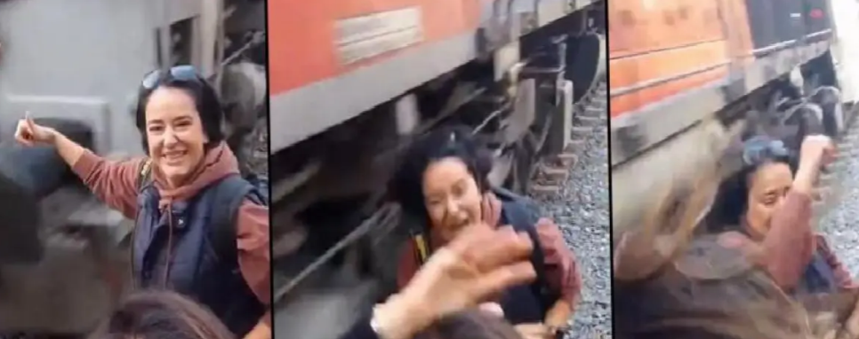 Γυναίκα στην Τουρκία πόζαρε για σέλφι κοντά στις ράγες και το τρένο χτύπησε το χέρι της (βίντεο)