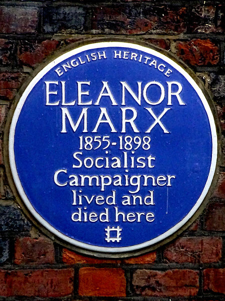 ELEANOR_MARX_1855-1898_Socialist_Campaigner_lived_and_died_here