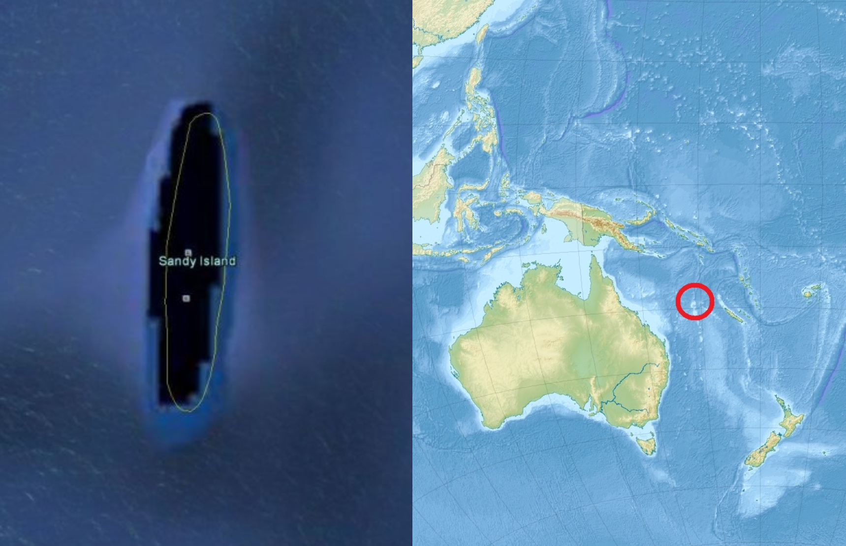 Το νησί στον Ειρηνικό που δεν υπήρξε ποτέ! Το “είδε” ο θαλασσοπόρος Τζέιμς Κουκ και αποτυπώθηκε στους χάρτες της Google