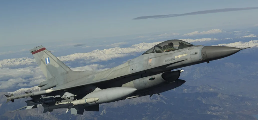 Έπεσε F-16 στη νήσο Ψαθούρα, νότια της Χαλκιδικής. Περισυνελέγη σώος ο πιλότος