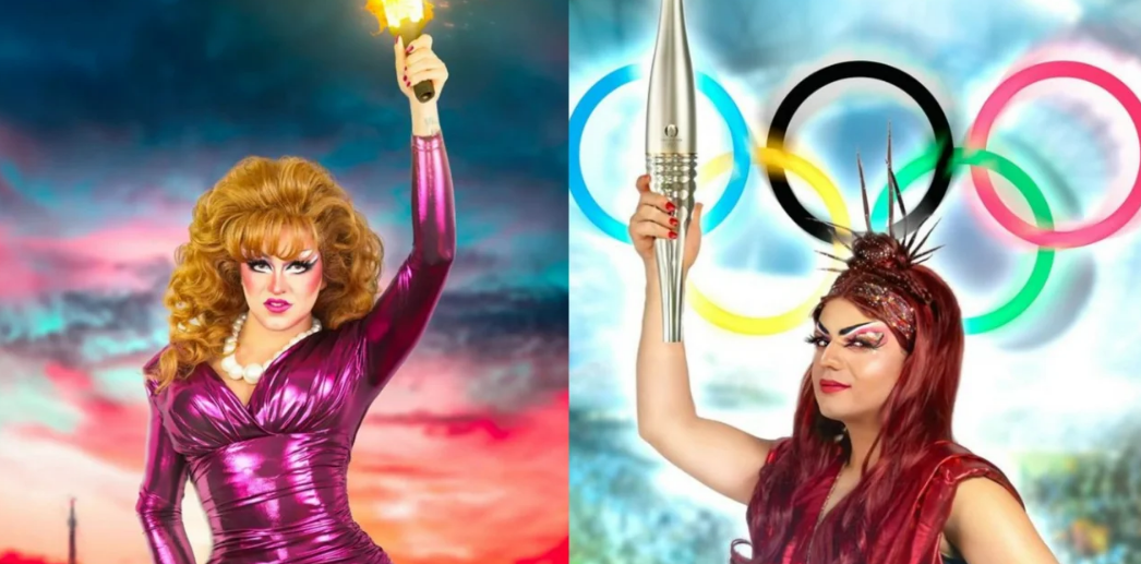 Έντονες αντιδράσεις για τις δυο drag queen στη Γαλλία που θα μεταφέρουν την φλόγα στους Ολυμπιακούς Αγώνες 2024