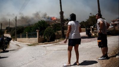 Κικίλιας. Οπτικό υλικό δείχνει εμπρηστή να βάζει φωτιά σε ξερά χόρτα στη Βάρης- Κορωπίου