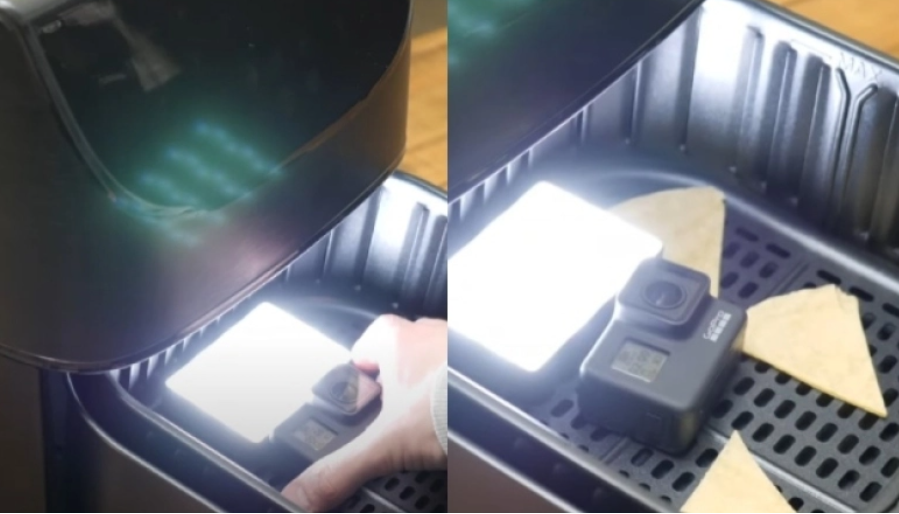 Youtuber τοποθέτησε GoPro σε ένα Air Fryer για να δει τι συμβαίνει κατά τη διάρκεια του μαγειρέματος (βίντεο)