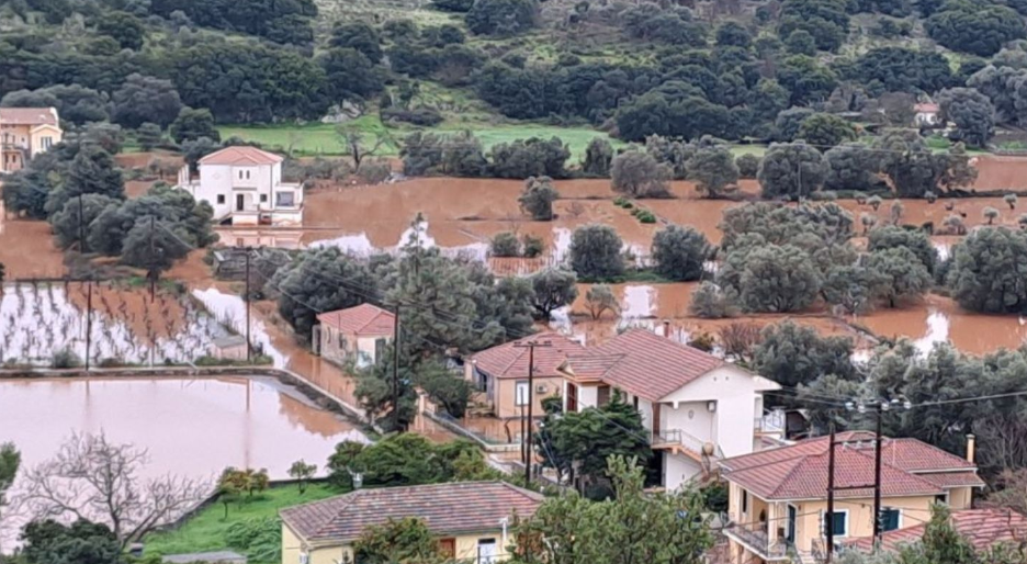 Κεφαλονιά. Σε κατάσταση έκτακτης ανάγκης το Αργοστόλι λόγω της κακοκαιρίας